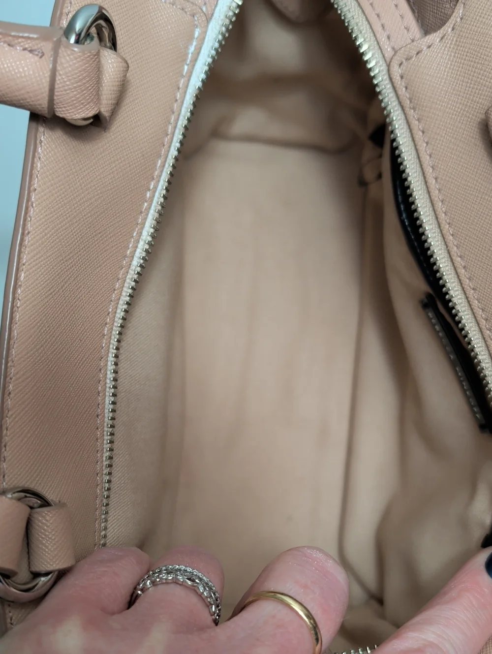 Rebecca Minkoff Blush Pink Mini Tote & Crossbody Bag